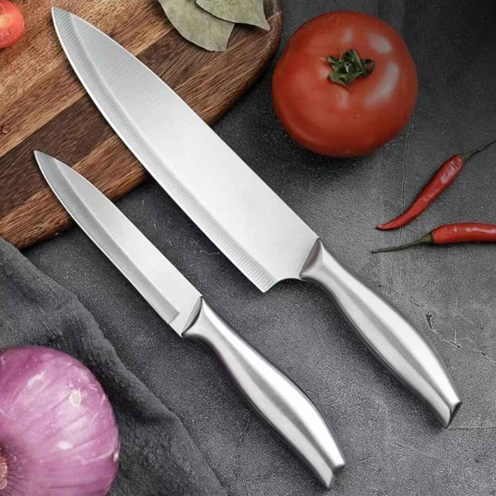 Dúo Cuchillo Chef Pro Inox™ – Cuchillo Profesional