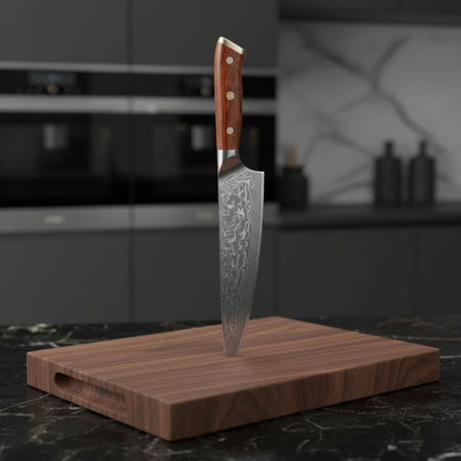 Cuchillo Damasco Japonés Forjado™ – Cuchillo Profesional