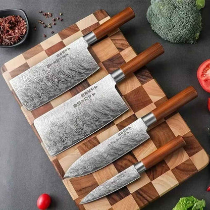 Set 4 Cuchillos Imperial Damasco™ – Precisión Japonesa