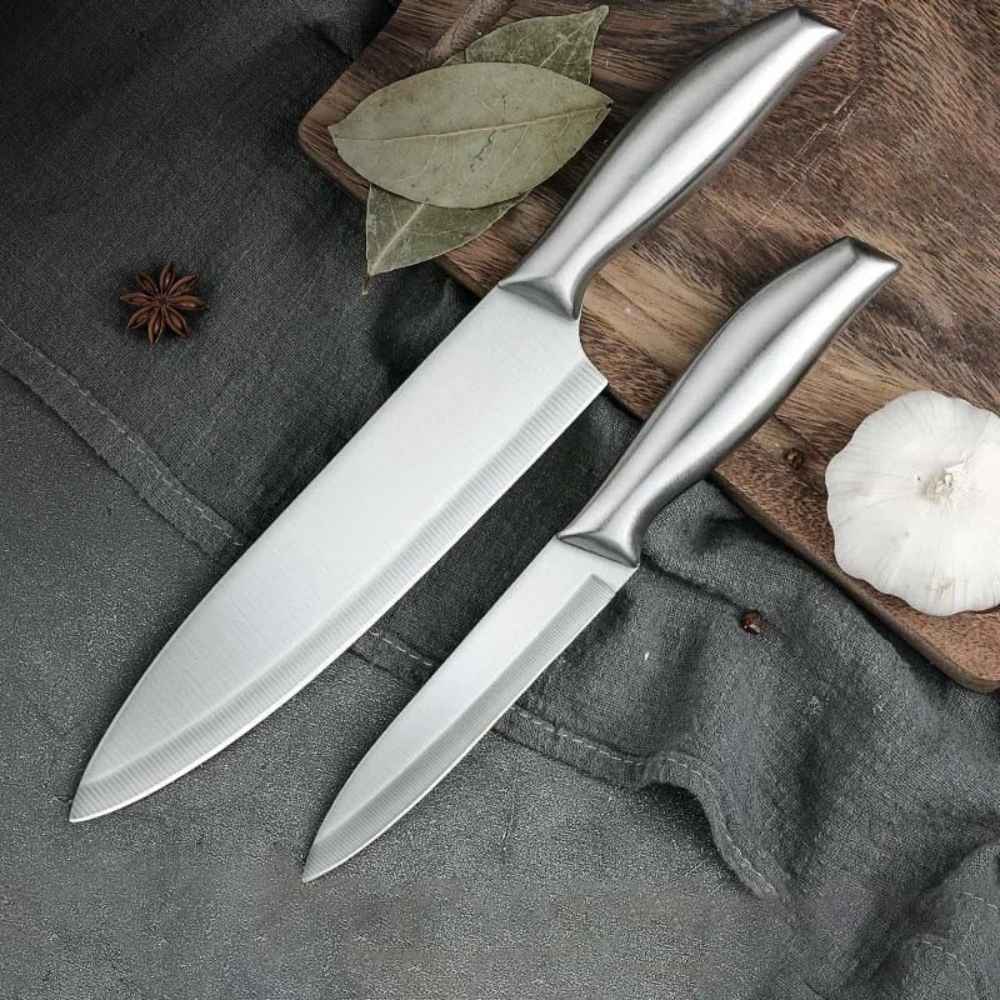 Dúo Cuchillo Chef Pro Inox™ – Cuchillo Profesional