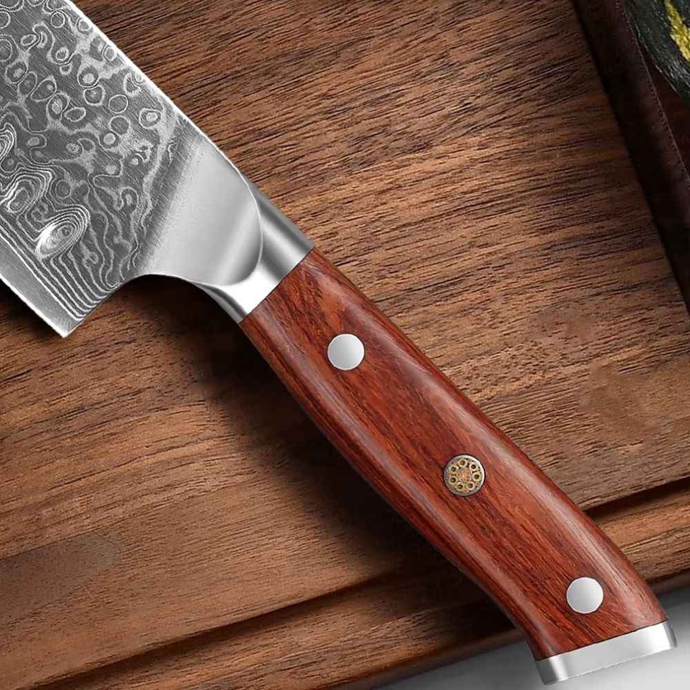 Cuchillo Damasco Japonés Forjado™ – Cuchillo Profesional