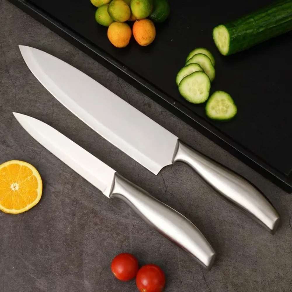 Dúo Cuchillo Chef Pro Inox™ – Cuchillo Profesional